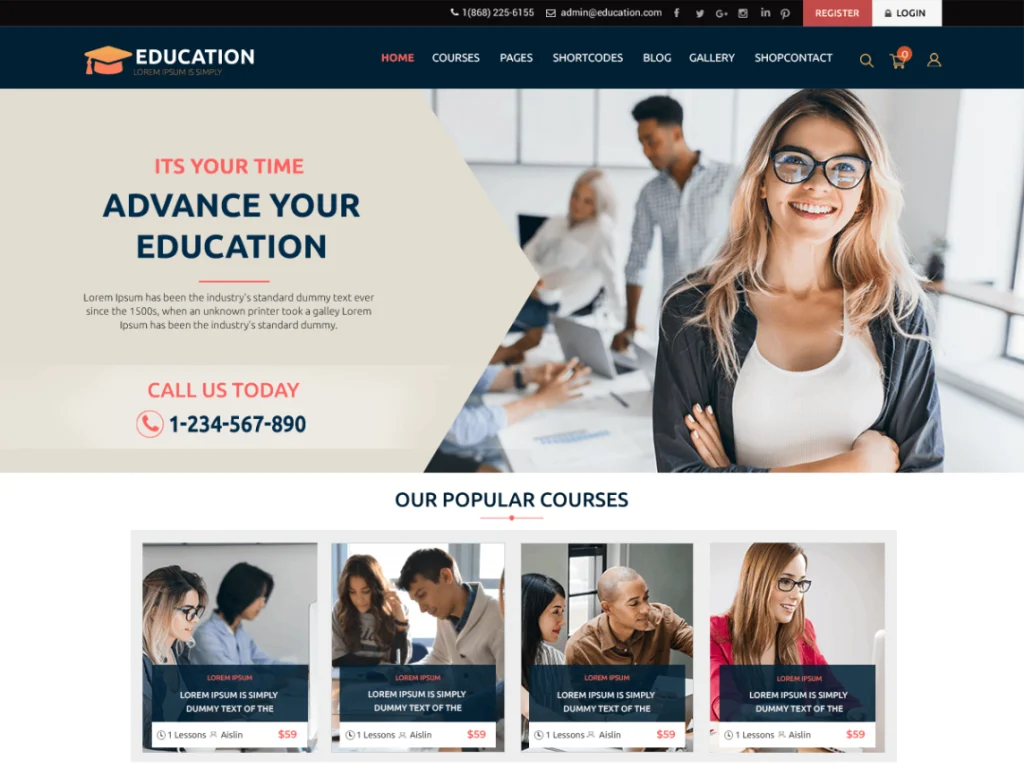 LMS Education is a fabulous, elegant, sophisticated and retina-ready theme.