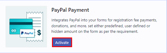 Activate PayPal 