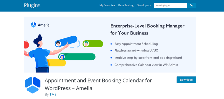 amelia wordpress events plugin