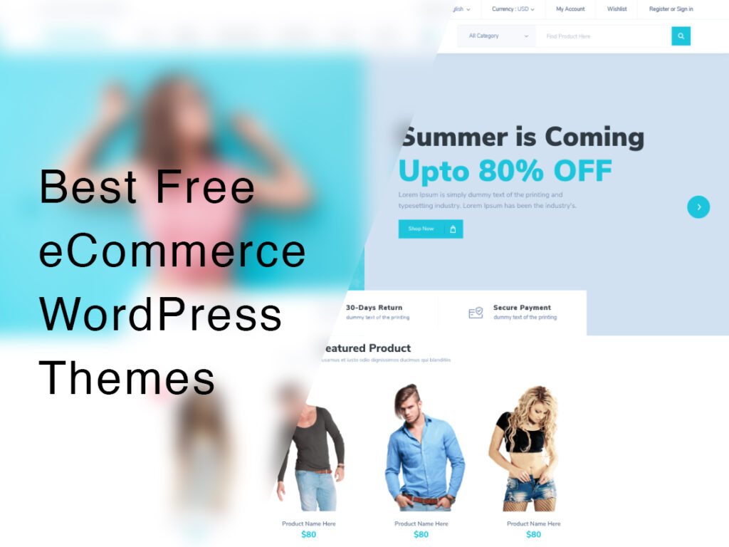 best free ecommerce WordPress themes