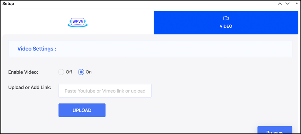 Enable or Disable Video