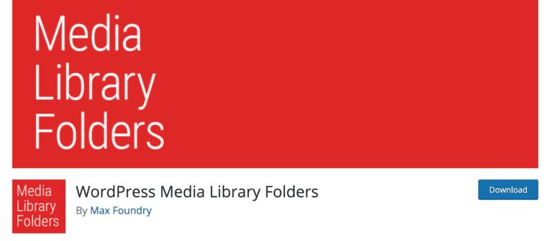 Max Foundry WordPress Media Library Folders