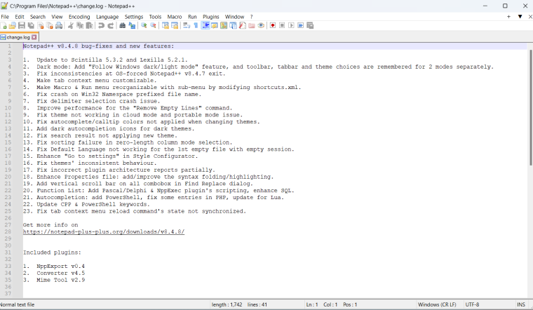 notepad code editor for windows