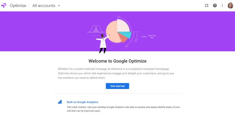 google optimize tool