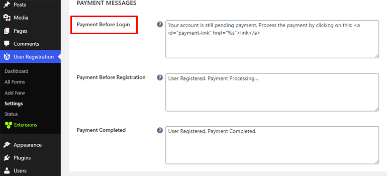 Payment Before Login