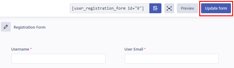 Upload Form Button