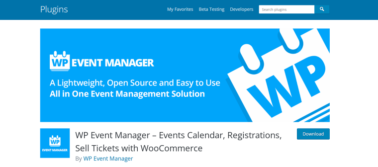 wp event manager wordpress plugin