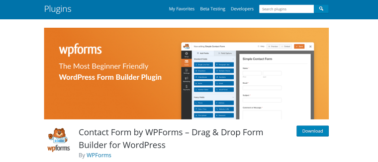 wpforms events wordpress plugin