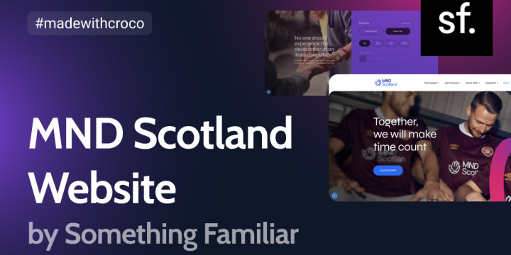 MND Scotland Web site by Anything Acquainted Company