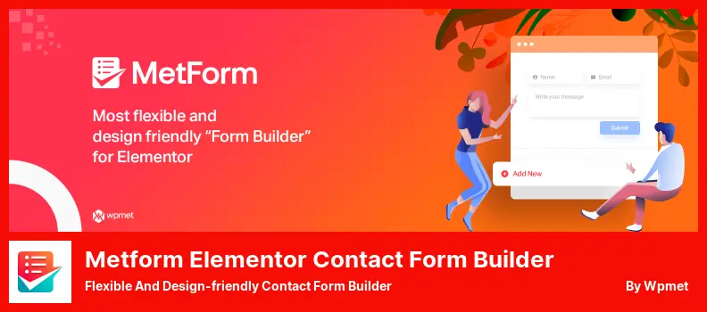 Metform Elementor Contact Form Builder Plugin - Flexible and Design-friendly Contact Form Builder
