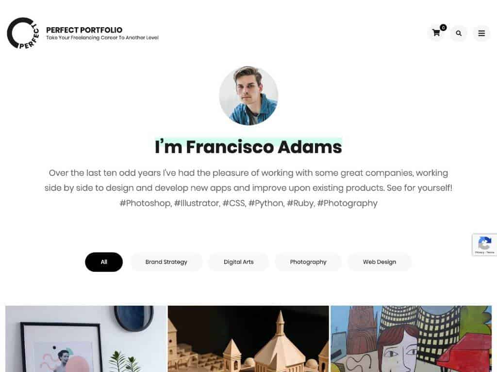 Perfect Portfolio Pro is the best portfolio WordPress theme that will help you stand out from the crowd. 