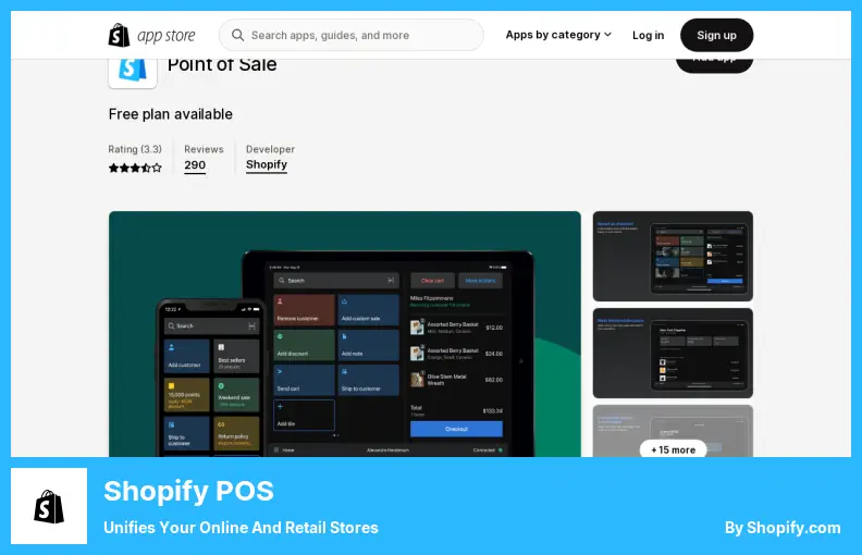 Shopify POS - Unifies Your Online and Retail Stores