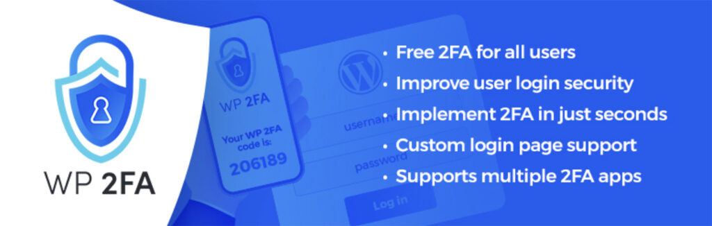 WP 2FA – Two-factor authentication for WordPress free