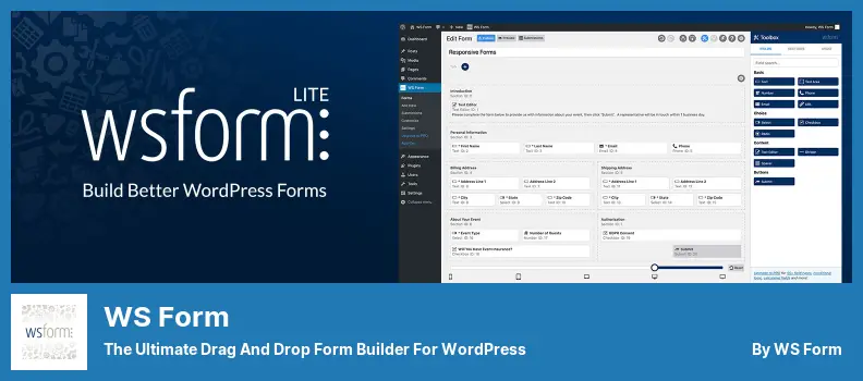 WS Form Plugin - The Ultimate Drag and Drop Form Builder for WordPress