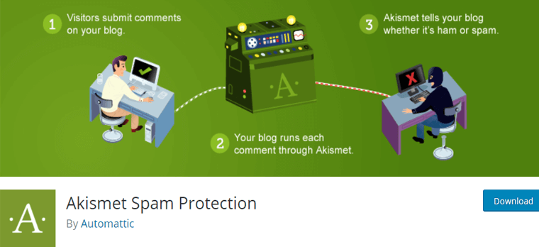 Akismet Spam Protection WordPress Plugin
