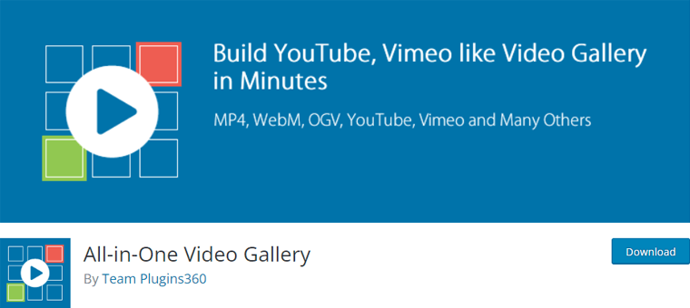 All-in-one Video Gallery WordPress Plugin