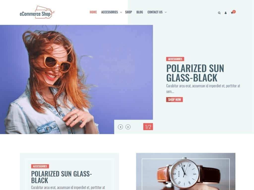 eCommerce Shop is an eCommerce-ready theme that you can absolutely use for publishing your personal or company portfolio, showcasing your products, or building an efficient online store for your business.
