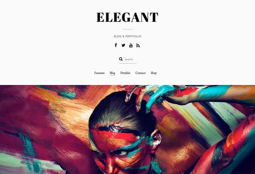 The Elegant theme is a simple yet elegant, multipurpose theme that removes all the fancy animations and graphic effects, and instead focuses more on your content.