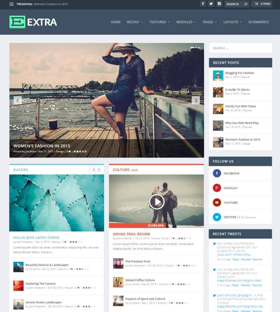 Extra has been built to work wonderfully with WooCommerce, complete with custom styles. Extra takes the Divi Builder framework and extends its advanced Drag & Drop builder
