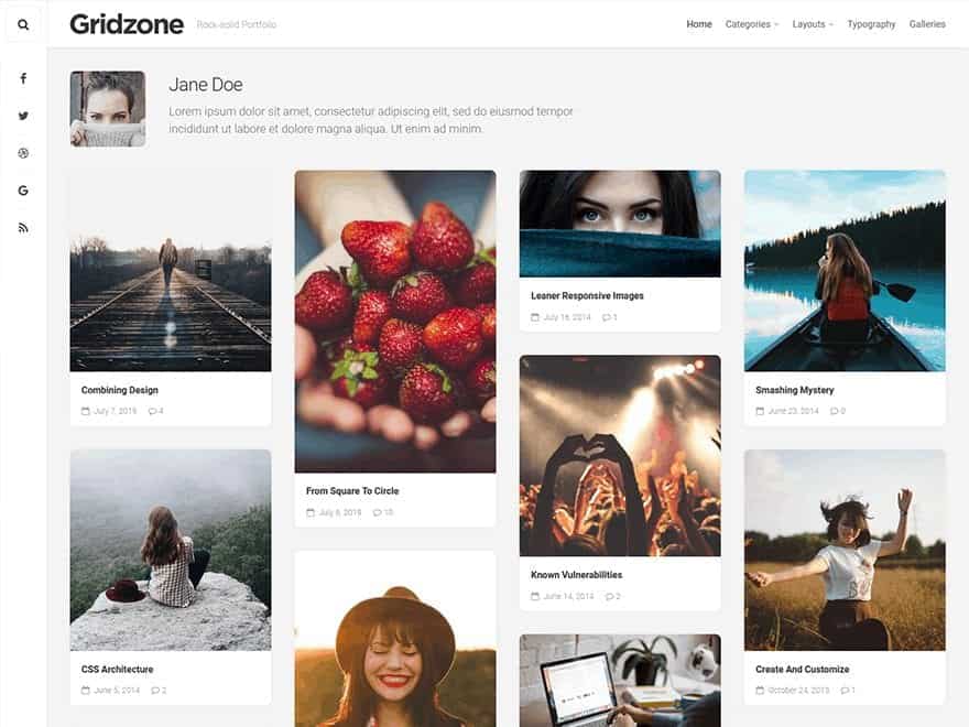Best Free Grid, Masonry & Pinterest Style WordPress Themes
