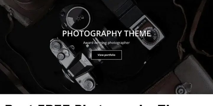 free photography wordpress themes – Dessign