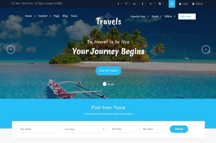 Best Free WordPress Travel Themes