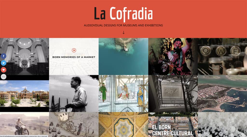 La Cofradia is a modern and fully responsive grid-based portfolio website powered by WordPress.