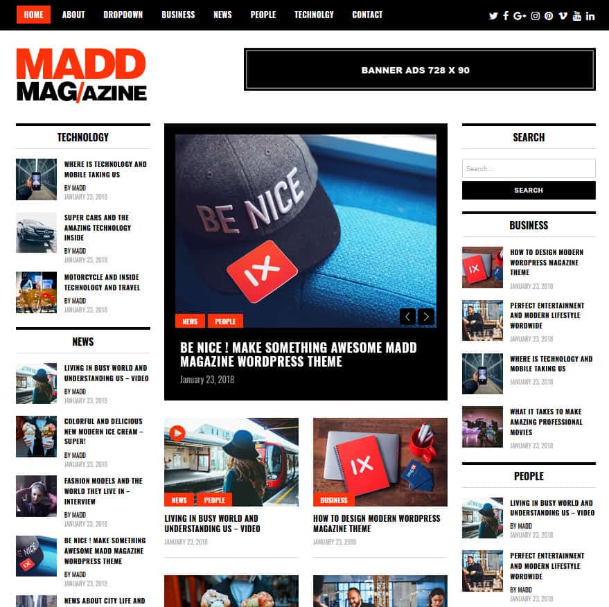 madd magazine best free wordpress theme
