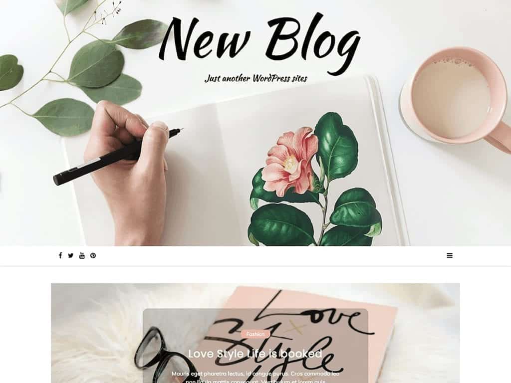 New blog theme is fairly developed theme. It supports Gutenberg editor. It has clean looks and smooth presentation ideally suited for personal blog and magazine type blog.