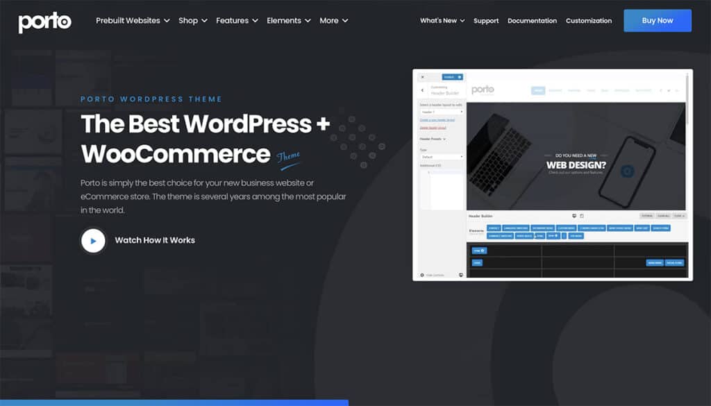 Porto WordPress is an ultimate business & woocommerce wordpress theme that is suitable for any business and woocommerce sites. 