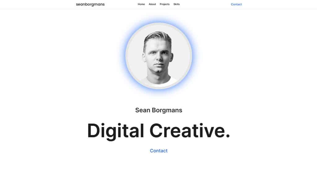 Sean Borgmans is a digital creative with over six years of experience in website design. 