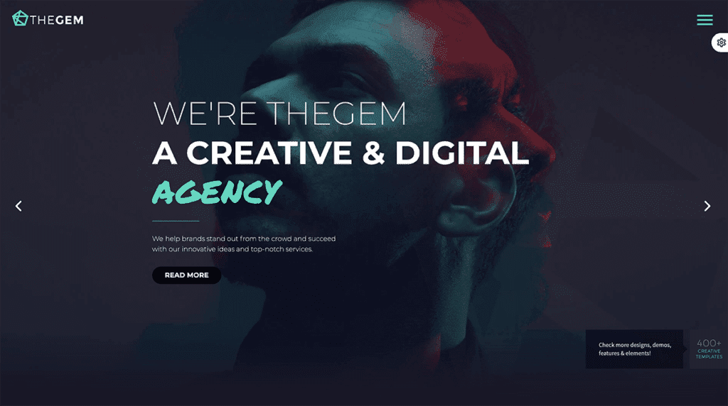 TheGem is a versatile, responsive, high-performance WordPress theme with a modern creative design to suit a multitude of creative uses for building websites.