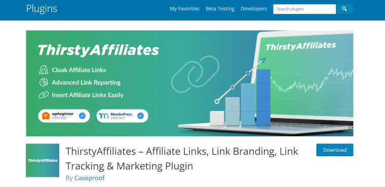 thirtsy affiliates plugin