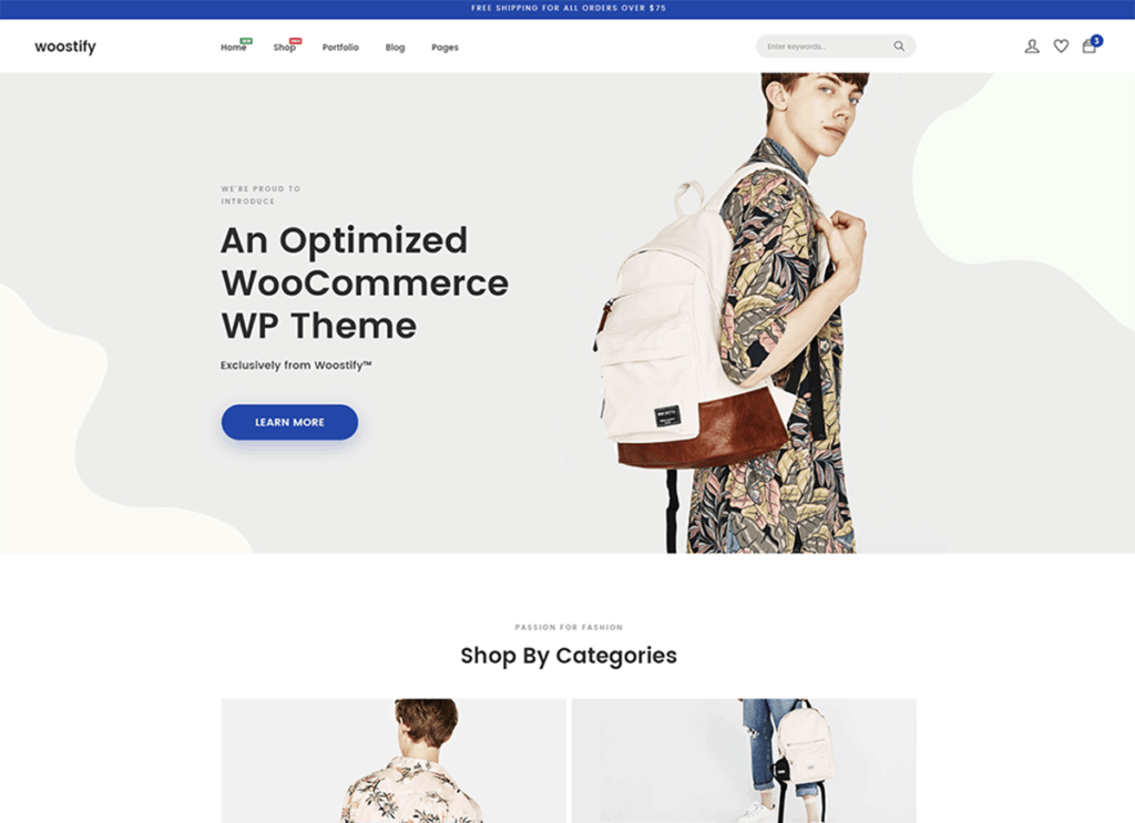 Woostify is fast, lightweight, responsive and super flexible WooCommerce theme built with SEO