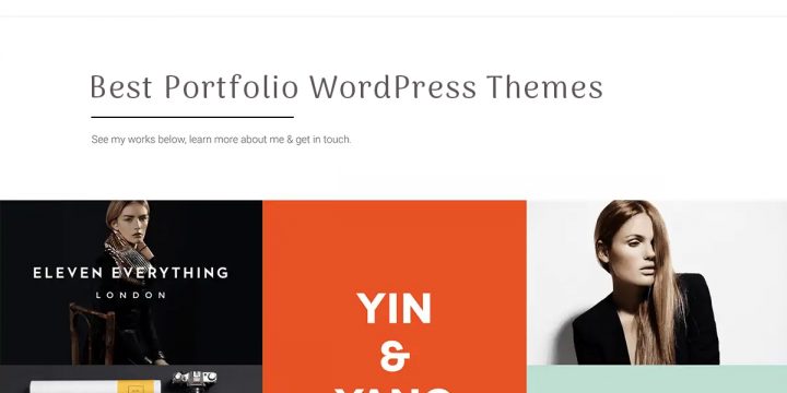 wordpress portfolio themes – Dessign