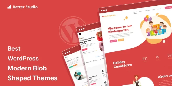 9 Best Modern Blob Shaped WordPress Themes 🥇 2023