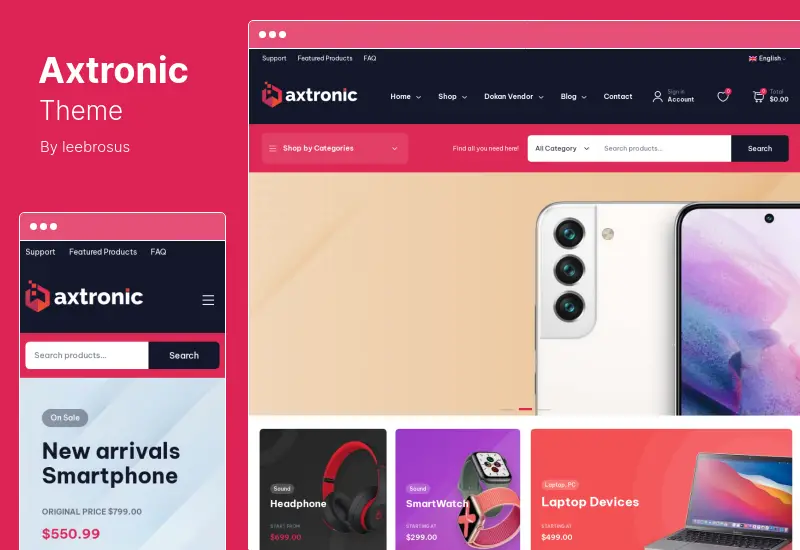 Axtronic Theme - Electronics WooCommerce WordPress Theme