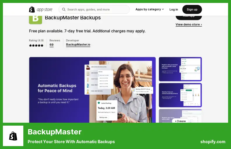 BackupMaster - Protect Your Store With Automatic Backups