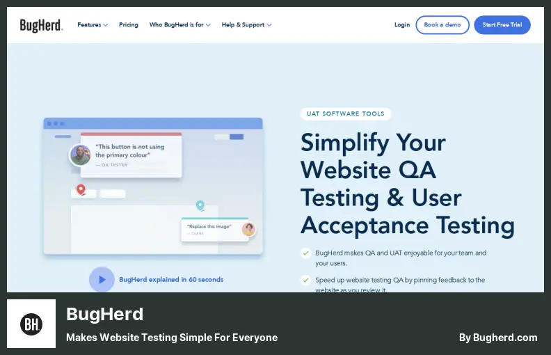 BugHerd - Makes Website Testing Simple for Everyone