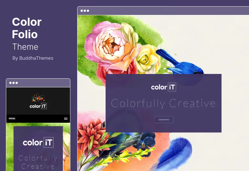 ColorFolio Theme - Freelance Designer WordPress Theme