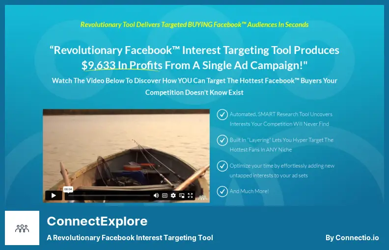 ConnectExplore - a Revolutionary Facebook Interest Targeting Tool