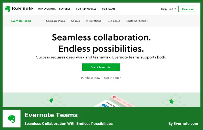 Evernote Teams - Seamless Collaboration With Endless Possibilities