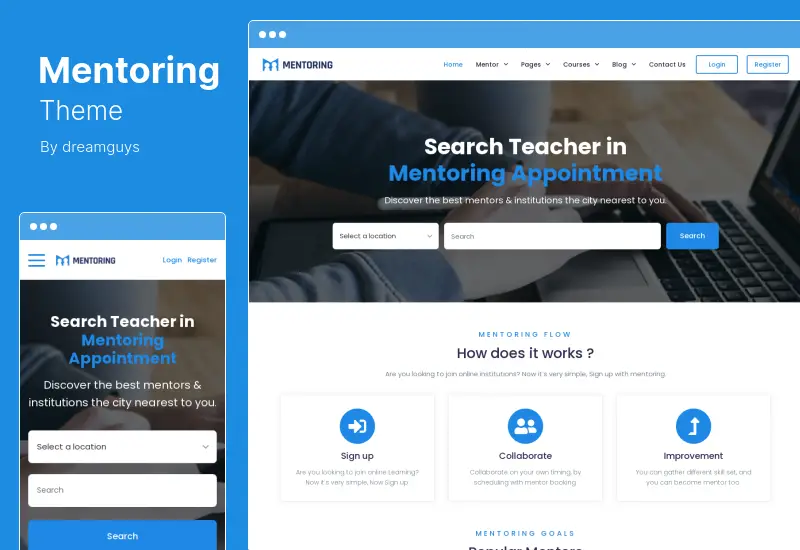 Mentoring Theme - eLearning, Learning Management System & Education WordPress Theme