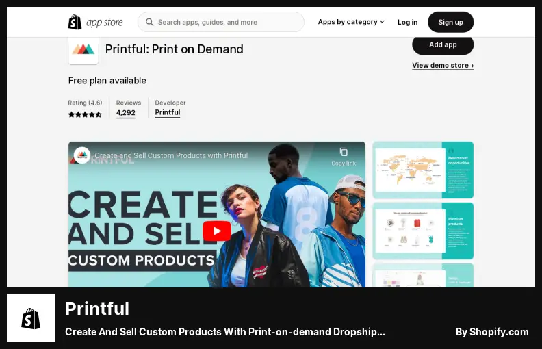 Printful - Create and Sell Custom Products With Print-on-demand Dropshipping