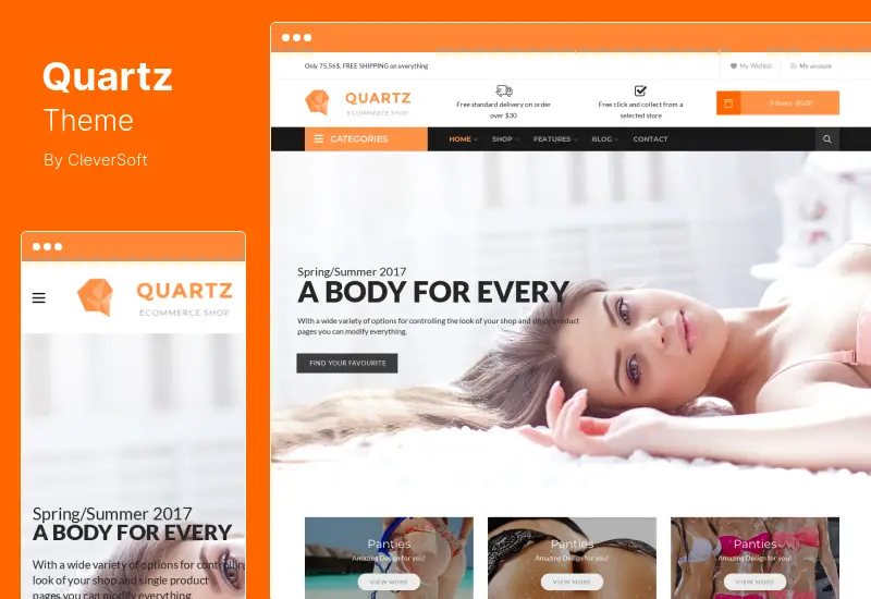 Quartz Theme - Responsive Multipurpose WooCommerce Theme