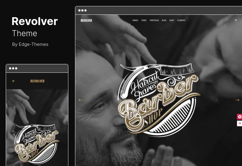 Revolver Theme - Tattoo Studio and Barbershop WordPress Theme