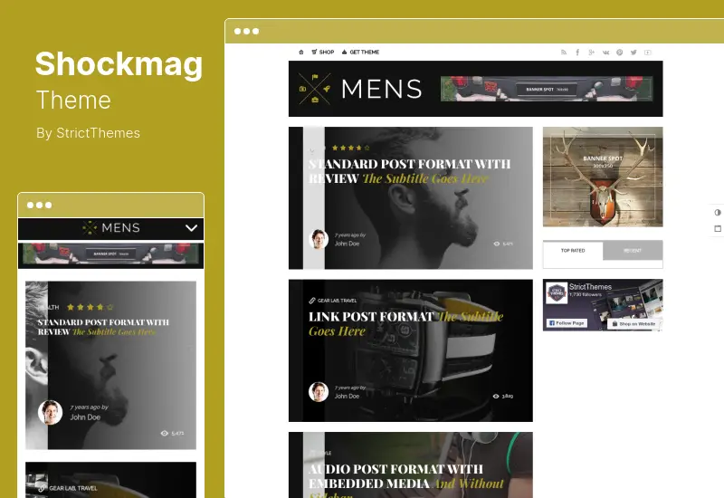 Shockmag Theme - Ad Optimized Magazine WordPress Theme With Powerful Advertisement System
