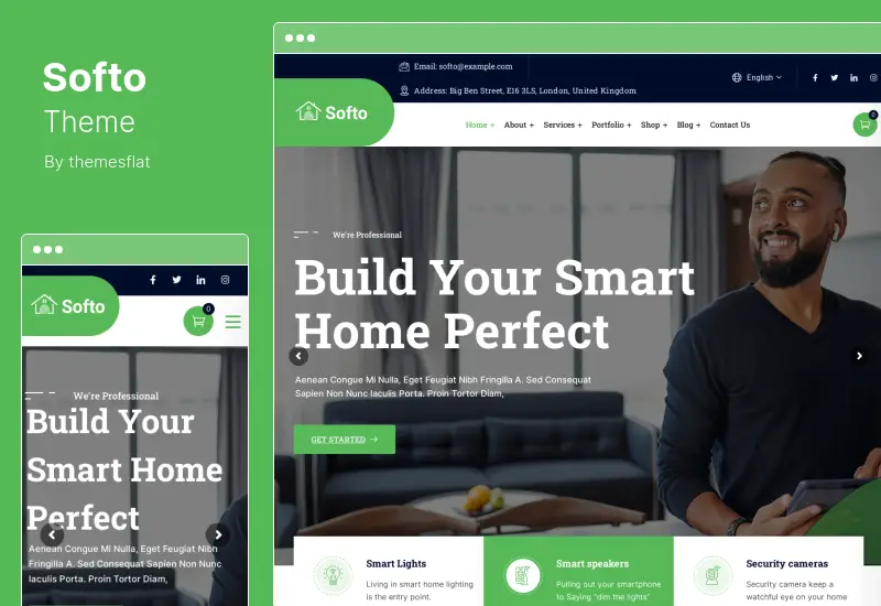 Softo Theme - Smart Home Automation WordPress Theme