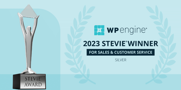WP Engine Snags a Stevie Award for Excellence in Servic