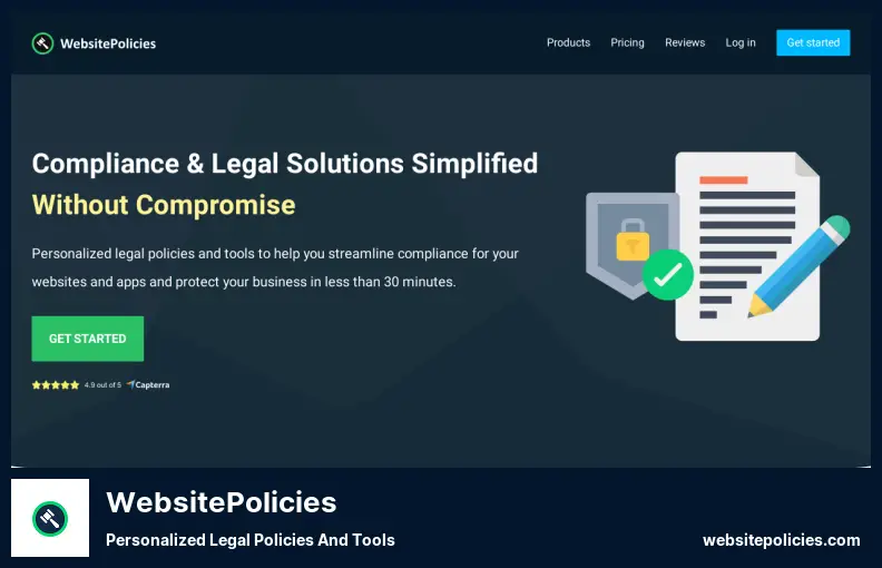 WebsitePolicies - Personalized Legal Policies and Tools